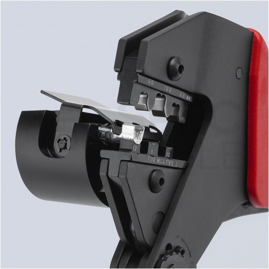 Zaciskarka złączy konektorów solarnych MC4 EVO do kabli 4,0-10,0mm2 Crimp System KNIPEX 97 43 66 EVO