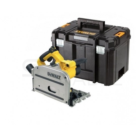 ZAGŁĘBIARKA O GŁĘB. CIĘCIA 55MM 690W + SZYNA PROW. 1.5M+ZAC. DEWALT