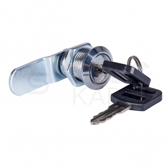 Zamek do drzwi bocznych szafy wiszącej RACK 10" NEKU + dwa klucze