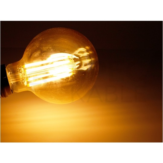 Żarówka dekoracyjna LED E27 95x125 8W