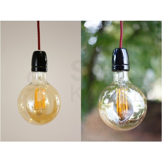 Żarówka dekoracyjna LED E27 95x125 8W