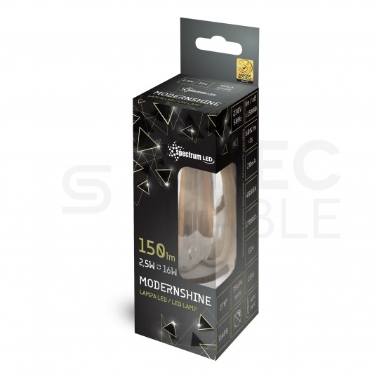 Żarówka LED E14 230V 2,5W świecowa COG MODERNSHINE biała neutralna