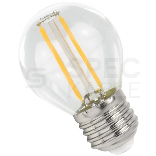 Żarówka LED E27 230V 1W 100lm 2700K kula barwa WW biała ciepła SPECTRUM LED