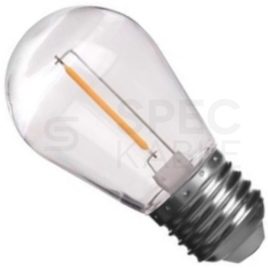 Żarówka LED E27 230V 1W 60lm 2700K 10x do girland kula barwa WW biała ciepła MASTER LED