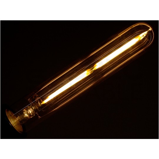 Żarówka LED E27 230V 2W 240lm 2700-3200K Gold Retro Shine cylindryczny T30 barwa WW biała ciepła SPECTRUM LED