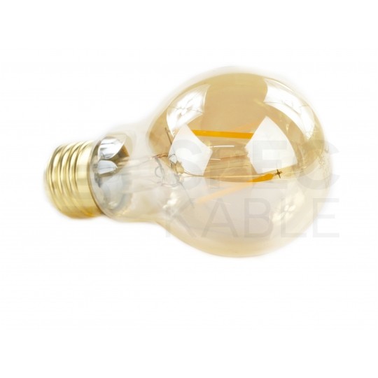 Żarówka LED E27 230V 2W 270lm 2700-3200K Gold Retro Shine kula barwa WW biała ciepła SPECTRUM LED