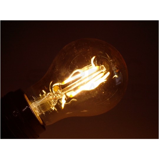 Żarówka LED E27 230V 2W 270lm 2700-3200K Gold Retro Shine kula barwa WW biała ciepła SPECTRUM LED