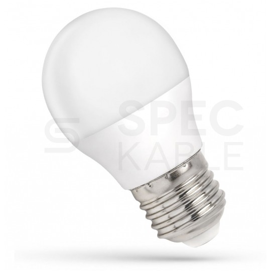 Żarówka LED E27 230V 6W 540lm 4000K kulka barwa NW biała neutralna SPECTRUM LED