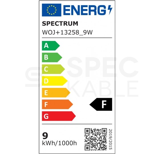Żarówka LED GU10 230V 9W 840lm 4000K mleczna barwa NW biała neutralna SPECTRUM LED