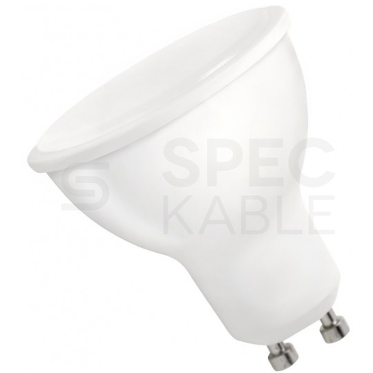Żarówka LED GU10 230V 9W 840lm 4000K mleczna barwa NW biała neutralna SPECTRUM LED [Komplet 10szt]