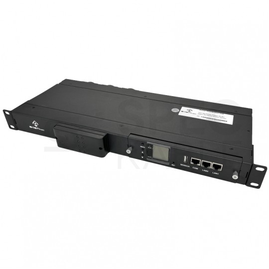 Zarządzalna listwa zasilająca 1U RACK 19" - 5x C13 + 3x CEE 7/5 - kontrola online i monitoring środowiskowy / energii AVIZIO czarna
