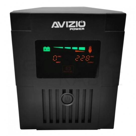 Zasilacz awaryjny UPS 1200W / 2000VAS AVR + 2x akumulator 9Ah AVIZIO Power