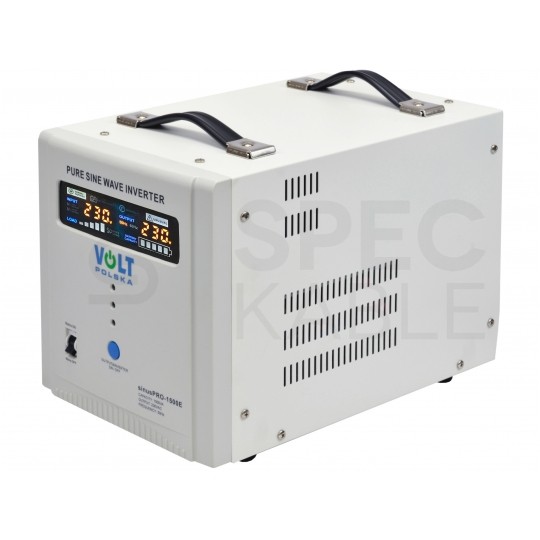 Zasilacz awaryjny UPS przetwornica SINUS PRO E 12V/230V AVR 1050W / 1500VA 20A VOLT do centralnego ogrzewania (pieca CO, pompy itp.)