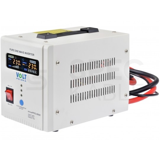 Zasilacz awaryjny UPS przetwornica SINUS PRO E 12V/230V AVR 500W / 800VA 5/10A VOLT do centralnego ogrzewania (pieca CO, pompy itp.)