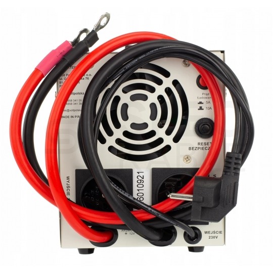 Zasilacz awaryjny UPS przetwornica SINUS PRO E 12V/230V AVR 500W / 800VA 5/10A VOLT do centralnego ogrzewania (pieca CO, pompy itp.)