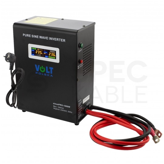 Zasilacz awaryjny UPS przetwornica SINUS PRO W 12V/230V AVR 700W / 1000VA 20A VOLT do centralnego ogrzewania (pieca CO, pompy itp.)