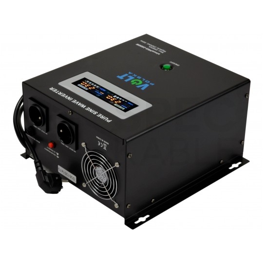 Zasilacz awaryjny UPS przetwornica SINUS PRO W 24V/230V AVR 1800W / 2500VA 20A VOLT do centralnego ogrzewania (pieca CO, pompy itp.)