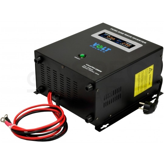 Zasilacz awaryjny UPS przetwornica SINUS PRO W 24V/230V AVR 1800W / 2500VA 20A VOLT do centralnego ogrzewania (pieca CO, pompy itp.)