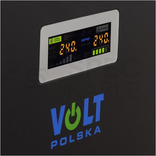 Zasilacz awaryjny UPS przetwornica SINUS UPS 12V/230V AVR 300W / 500VA 10A + akumulator AGM 40Ah VOLT