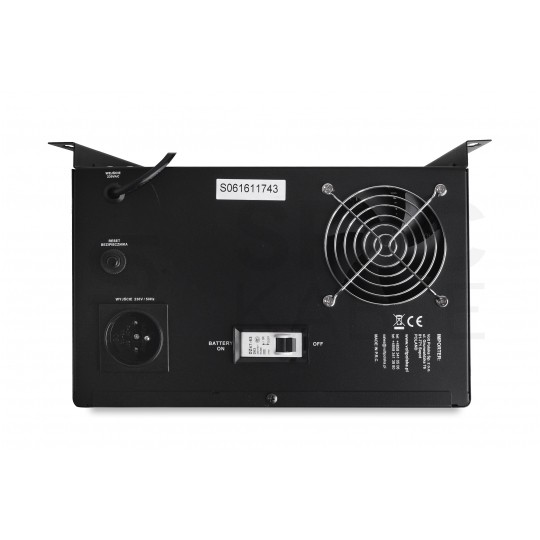 Zasilacz awaryjny UPS przetwornica SINUS UPS 12V/230V AVR 500W / 800VA 10A + akumulator AGM 55Ah VOLT