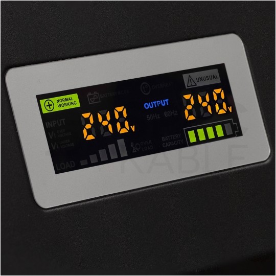 Zasilacz awaryjny UPS przetwornica SINUS UPS 12V/230V AVR 700W / 1000VA 10A + akumulator AGM 45Ah VOLT