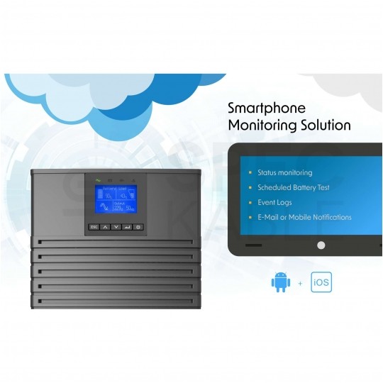 Zasilacz awaryjny UPS TOWER 3000W / 3000VA 6x9 Ah VFI 3000 ICT IOT PF1 PowerWalker