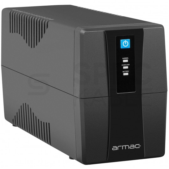 Zasilacz awaryjny UPS TOWER 390W / 650VA 1x7 Ah HOME LITE HL/650F/LED/V2 ARMAC