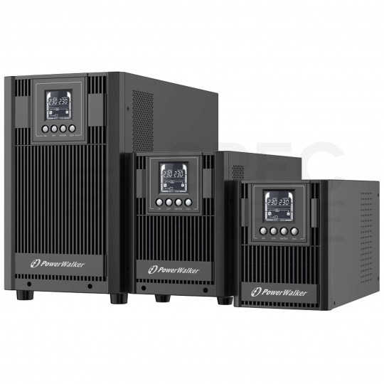 Zasilacz awaryjny UPS TOWER 900W / 1000VA 2x9 Ah VFI 1000 AT FR PowerWalker