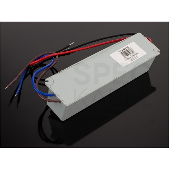 Zasilacz hermetyczny IP67 do oświetlenia LED 12V 5A 60W wodoodporny GLP