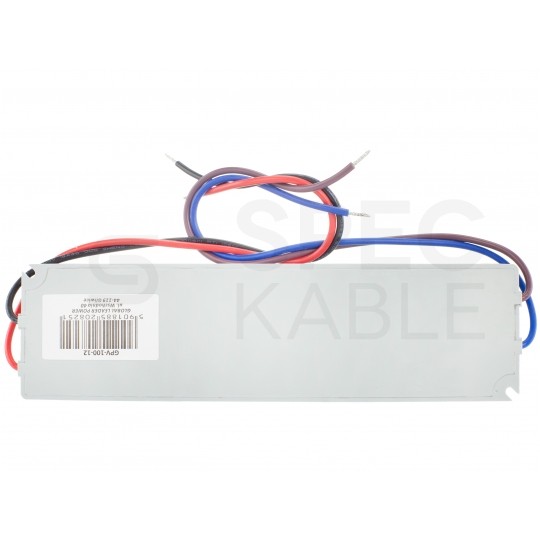 Zasilacz hermetyczny IP67 do oświetlenia LED 12V 8,3A 100W wodoodporny GLP