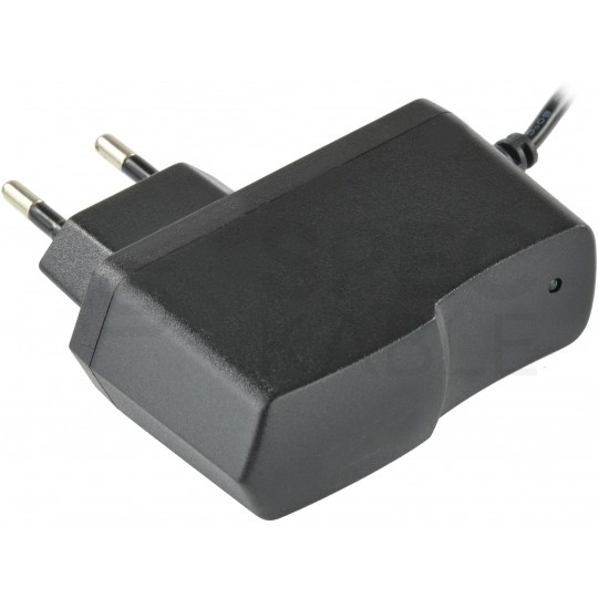 Zasilacz wtyczkowy 12V 1A 12W uniwersalny DC 2,1/5,5 Basic