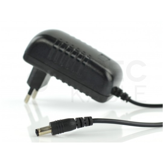 Zasilacz wtyczkowy 12V 2A 24W uniwersalny DC 2,1/5,5 Basic