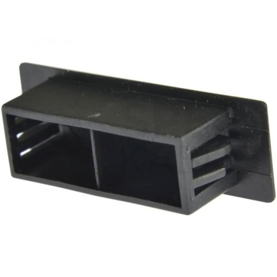 Zaślepka otworu pod adapter SC duplex do przełącznicy światłowodowej FO czarna