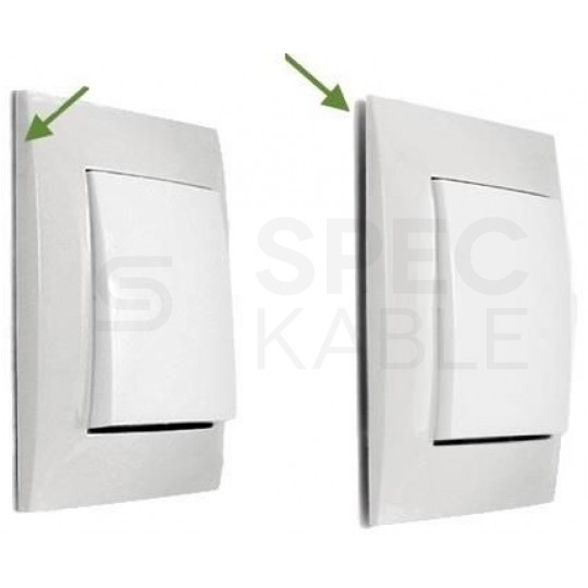 Zaślepka pojedyncza bez mostka do ramki SIMON 54 antracyt Kontakt Simon DP/48