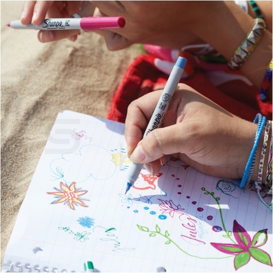 Zestaw 2 Cienkopisów Sharpie Ultra Fine czarnych (końcówka 0,5mm)