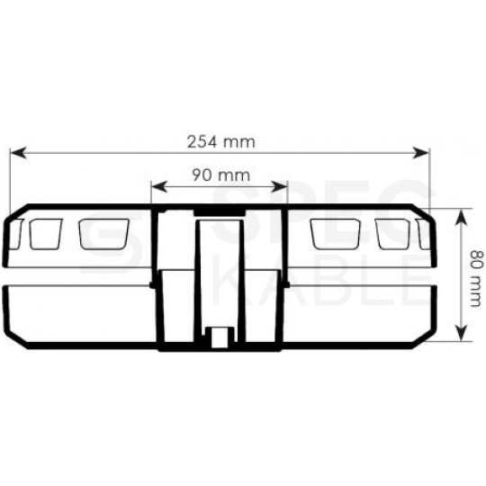 Zestaw 4 rozwijaków kasetowy do kabli i przewodów, stojak na bęben CB 260 CB BOX RUNPOTEC