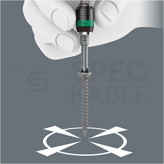 Zestaw bitów z wkrętakiem poprzecznym typu T WERA Kraftform Kompakt 400