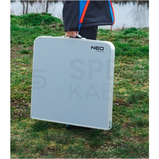 Zestaw biwakowy (stół + 4 krzesła) składany w walizkę NEO 63-159