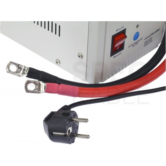 Zestaw do awaryjnego zasilania pieca CO, pompy itp. Komplet Zasilacz awaryjny UPS SINUS PRO E 12V 800VA + Akumulator AGM 100Ah VOLT