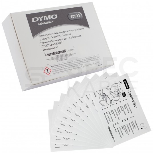 Zestaw do czyszczenia prowadnicy etykiet i głowicy drukarki DYMO Label Writer LW [60622] 10szt