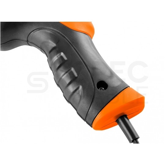 Zestaw do lutowania: lutownica transformatorowa 200W 500°C regulowana + akcesoria (pasta lutownicza, lut cynowy, końcówki groty lutownicze 2szt, kluczyk) przewód 1,5m, w walizce NEO 19-152