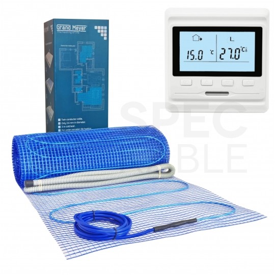Zestaw grzewczy 270W Mata 1,5m2 (3x0,5m) THM180-015 + termostat HW500 GRAND MEYER