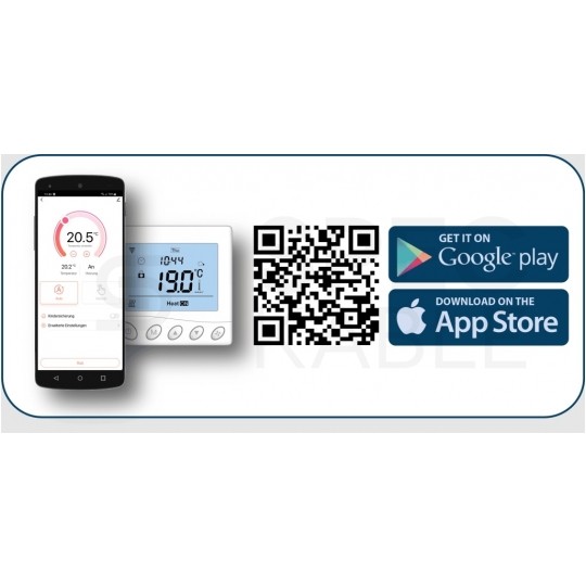 Zestaw grzewczy 600W Mata 3m2 (6x0,5m) THM200-030 + termostat SN-20 GRAND MEYER