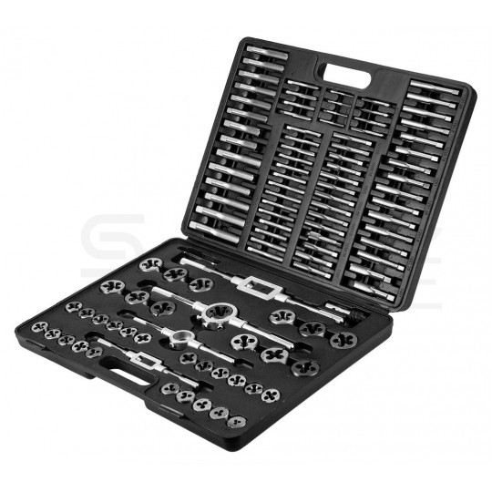 Zestaw gwintowników i narzynek M3-M12, M6-M20 110 elementów w walizce NEO 11-915