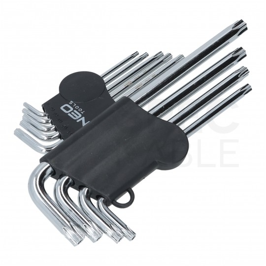Zestaw kluczy imbusowych Torx T10-T50 z magnesem 9szt. NEO 09-526