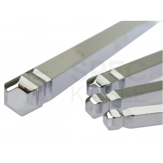 Zestaw kluczy imbusowych z kulką 2-10mm metaliczne 8szt w etui NEO 09-523