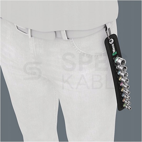 Zestaw kluczy nasadowych Zyklop 1/4" WERA