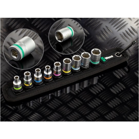 Zestaw kluczy nasadowych Zyklop 1/4" WERA