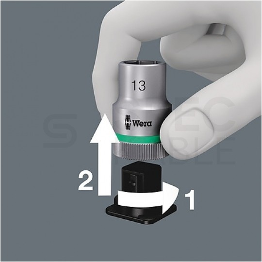 Zestaw kluczy nasadowych Zyklop 1/4" WERA