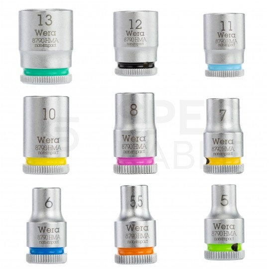 Zestaw kluczy nasadowych Zyklop 1/4" WERA